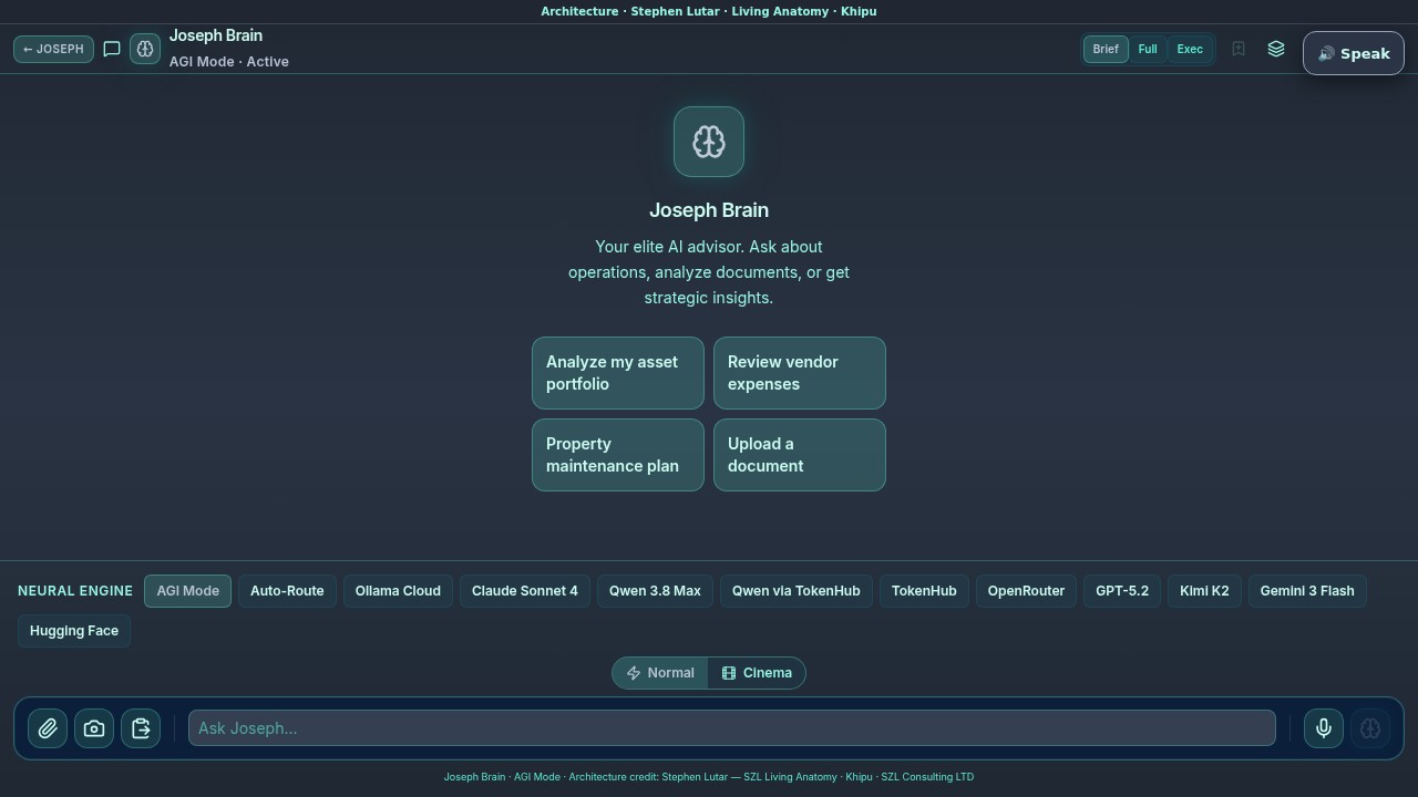 Live LEFT Brain Chat UI